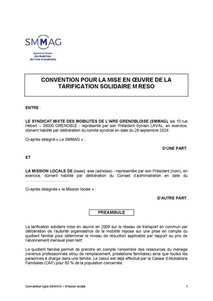 Convention SMMAG ML GRESIVAUDAN